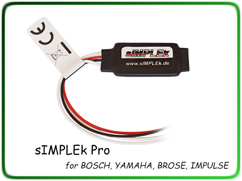 SIMPLEK - KIT de stick  Ebike Tuning pour Bosch, Yamaha, Brose E